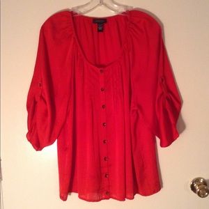 Ladies peasant style blouse